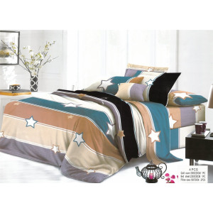 Спален комплект от микрофибър Бяла звезда
