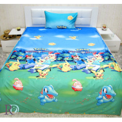Спално бельо Lux Pokemon - памучен сатен