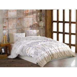 Спален комплект Натурална орнаментика - ранфорс Спален комплект Натурална орнаментика - ранфорс