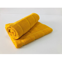 Жълта хавлиена кърпа за тяло Арес