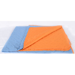 Прекрасно Шалте с две лица синьо и оранжево