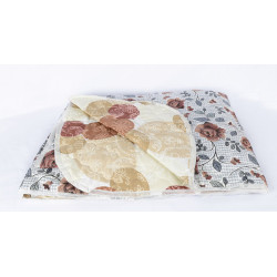 Прекрасно Шалте с две лица Цветя БЕЖАВО СИВО