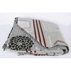 Прекрасно Шалте с две лица Цветя СРЕБРИСТО 