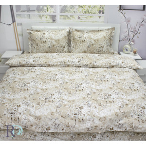 Двоен спален комплект, памучен Бежово