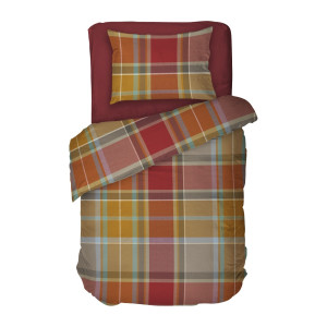 Спален комплект от ранфорс, единичен - Каре