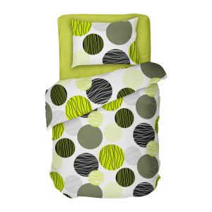 Спален комплект от ранфорс, единичен - Свежо