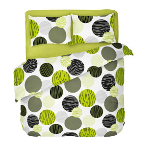 Памучен спален комплект, двоен Свежо 
