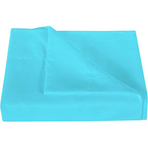 Долен чаршаф в цвят аква - Микрофибър