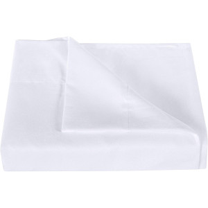 Долен чаршаф в бял цвят - Микрофибър
