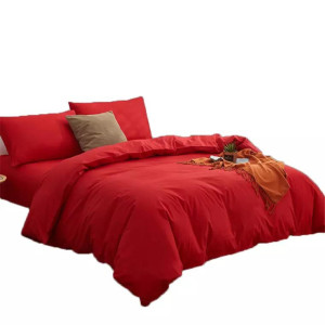 Червен спален комплект - Микрофибър