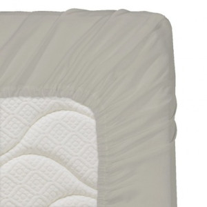 Памучен бебешки чаршаф с ластик 60/120/16 Light gray Памучен бебешки чаршаф с ластик 60/120/16 Light gray