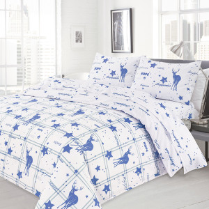 Памучен спален комплект Еленче - 100% Ранфорс