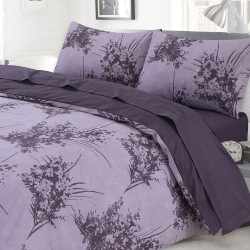 100% Памучен спален комплект Art Purple