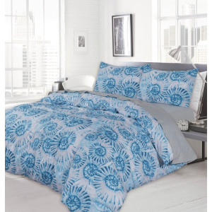 Памучен спален комплект Черупки - Ранфорс