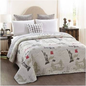 Стилно покривало за спалня Ню Йорк