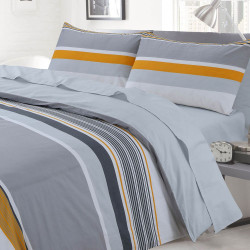 Стилен спален комплект Modern gray - 100% Ранфорс