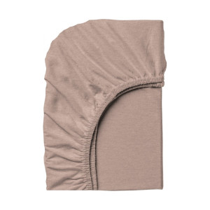 Чаршаф с ластик в кафяво 160/200/25 - Памучно трико Чаршаф с ластик в кафяво 160/200/25 - Памучно трико