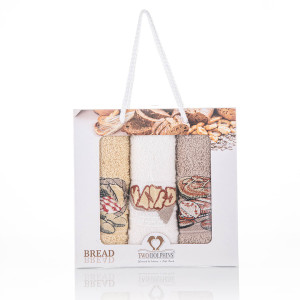 Комплект кухненски кърпи Френска багета Комплект кухненски кърпи Френска багета