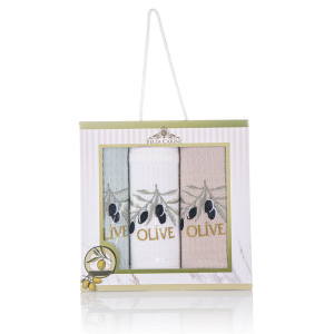 Комплект кухненски кърпи Маслинова наслада Комплект кухненски кърпи Маслинова наслада