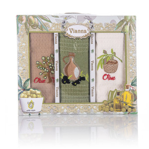 Комплект кухненски кърпи Маслина Комплект кухненски кърпи Маслина