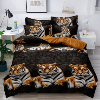 Единичен спален комплект 3D Tiger