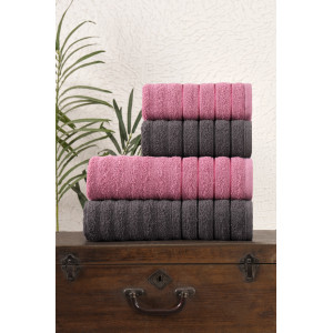 Комплект Хавлиени кърпи Палома - Пепел и сиво Комплект Хавлиени кърпи Палома - Пепел и сиво