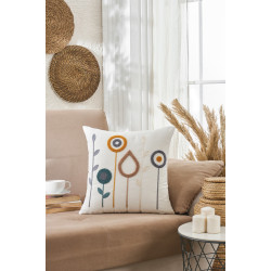 Декоративна калъфка с ръчна бродерия Лоли 43х43 см.