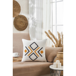 Декоративна калъфка с ръчна бродерия Каре 43х43 см.