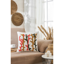 Декоративна калъфка с ръчна бродерия Кактус 43х43 см.