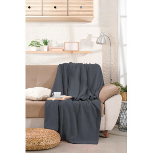 Одеяло Уелсофт Графит 200х220 см. - Плюш