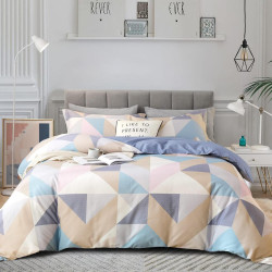 Двойно спално бельо Лейла - Микросатен