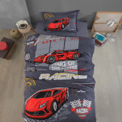 Юношеско 3D спално бельо Рейсинг