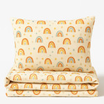 Бебешки спален комплект Дъга - Фин памук