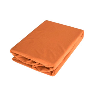 Памучен чаршаф с ластик Оранжево
