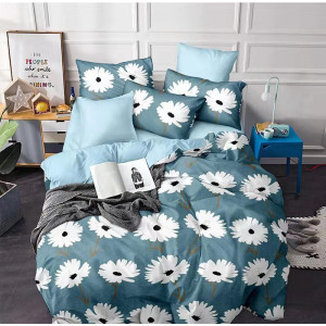 Сатенирано спално бельо Маргаритка