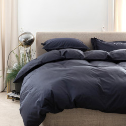 Калъфки от памучен сатен Anthracite - 2 бр.