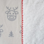 Меко бебешко коледно одеяло Fawn