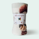 Меко бебешко коледно одеяло Kitten