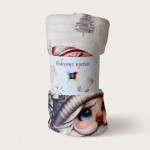 Меко бебешко коледно одеяло Santa Claus