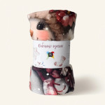 Меко бебешко коледно одеяло Snowman