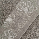 Тъмносива хавлиена кърпа Ria - 30х50 см.