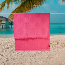 Плажна кърпа Рул - Розово