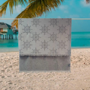 Плажна кърпа Рул - сиво Плажна кърпа Рул - сиво