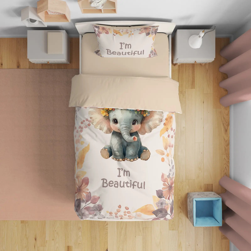 Единично спално бельо Baby Elephant Единично спално бельо Baby Elephant