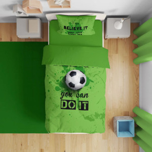 Единично спално бельо Football