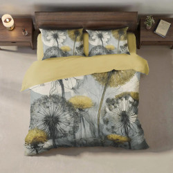 5 части спално бельо Dandelion - Памучен сатен
