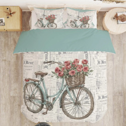 5 части спално бельо Giraffe - Памучен сатен