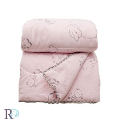 Бебешка олекотена завивка Лято Bear - Розово