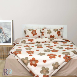 Двойно спално бельо Mony - Ппамучен сатен 