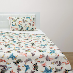 Детско спално бельо вискоза със завивка Butterflies